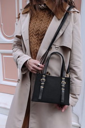 Zoozie Bags Bolsa Tote de Lona Negro
